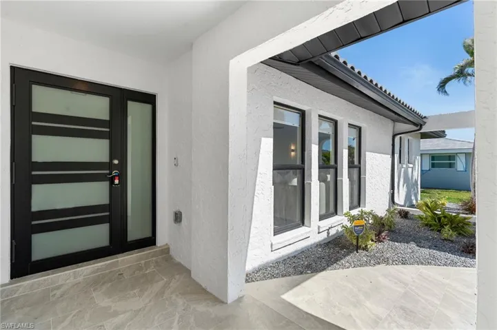 New secure front door   (Photo digitally enhanced)
