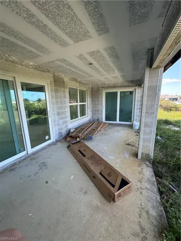 View of patio