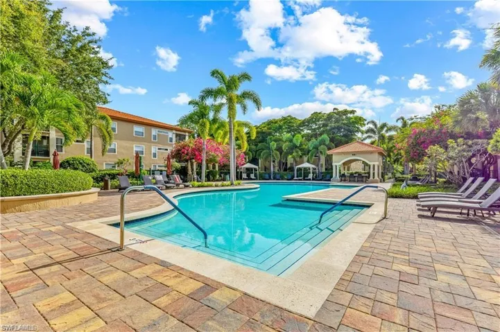 Pool with a patio