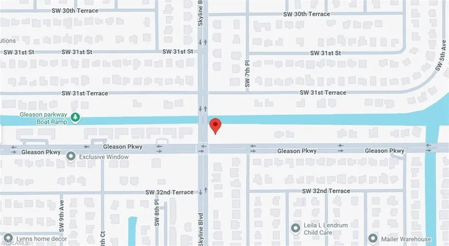Property Map. Displaying the geographic layout and street configurations of the property's location