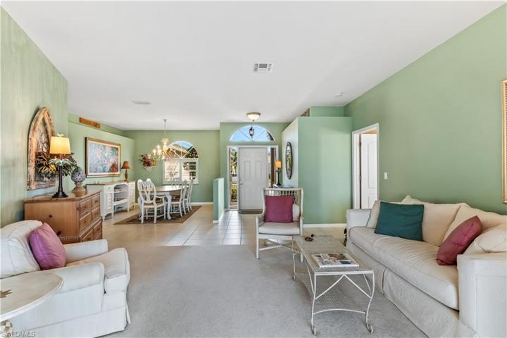 From pool/lanai to front door