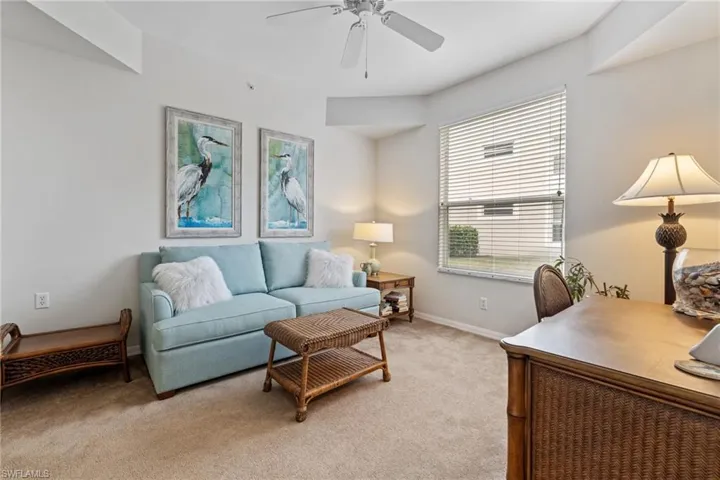 Den with sleeper sofa