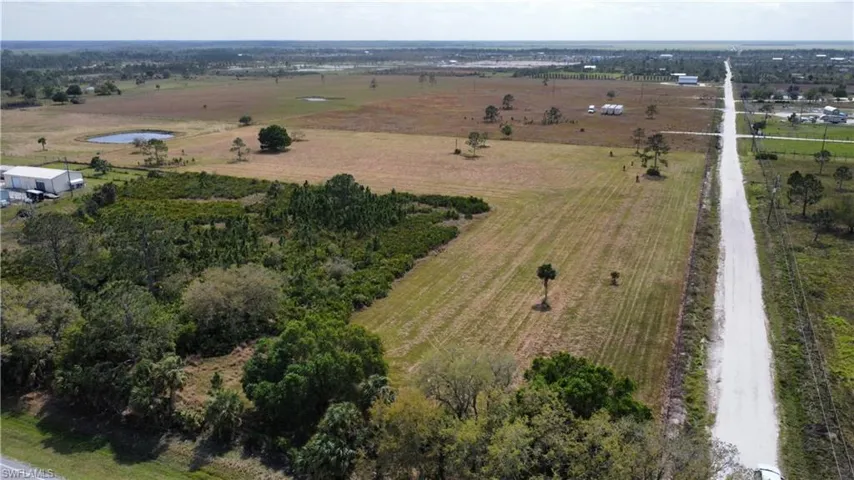 Bird's eye view featuring a rural view