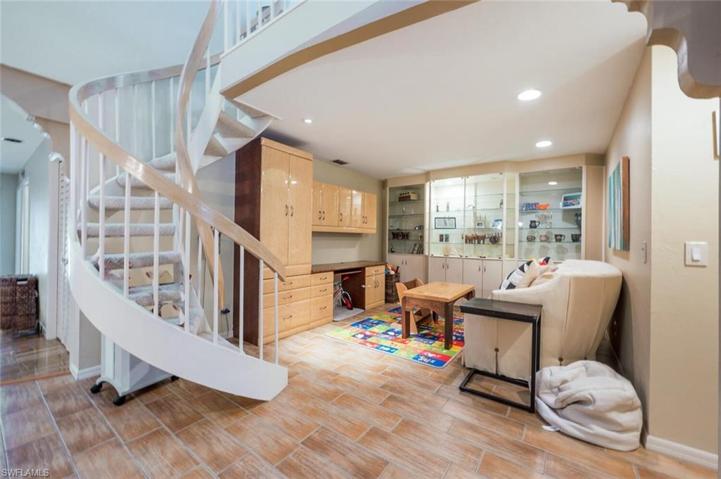 Den/Office & Spiral Staircase To Loft