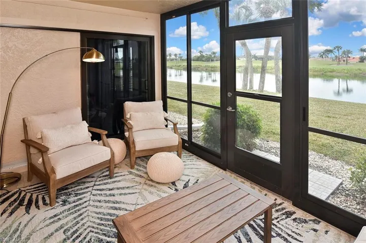 Full pocket slider from the master bedroom onto the lanai space.