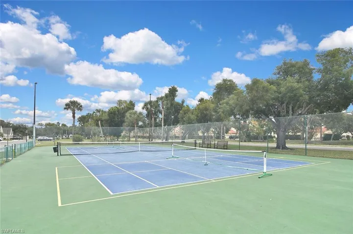 Tennis and pickleball are close-by...walk over and join a league!
