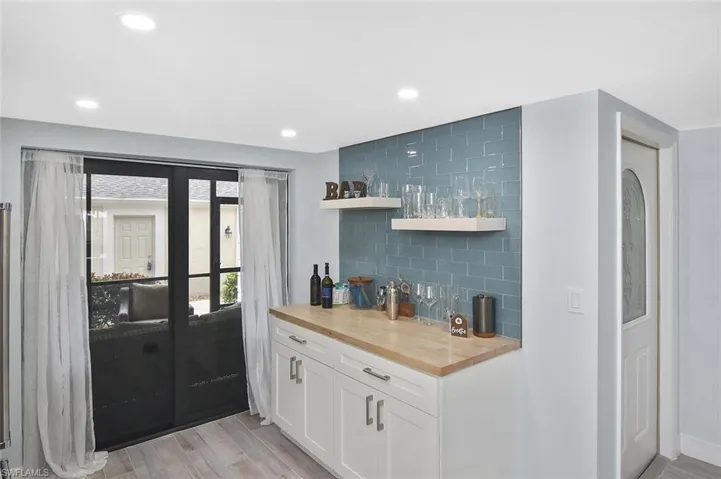 This area of the kitchen can be many things.