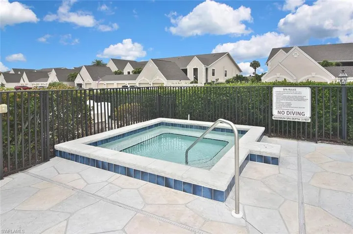 The Verandas has its own pool as well as this outdoor spa.