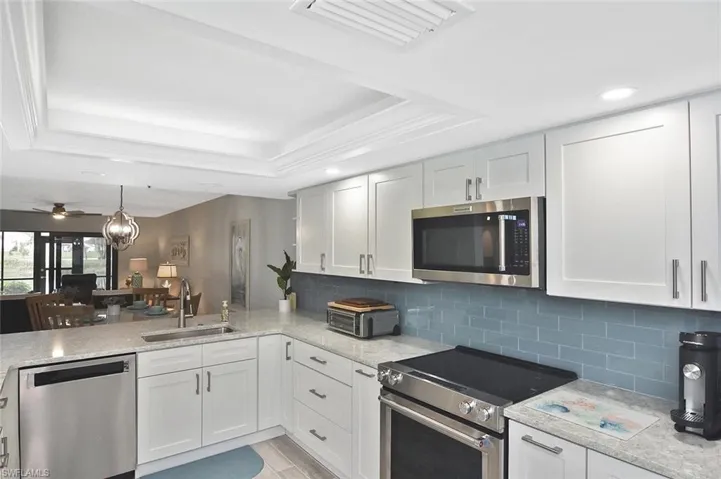 New appliances in this spacious kitchen.