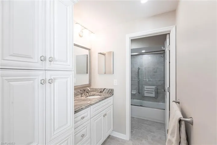 Master Bath ~ Newer Counters, Cabinets, Mirrors and Lighting
