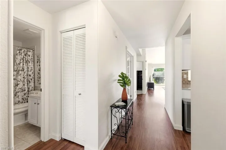 Entry way.  Front door includes a screened door added in 2022.