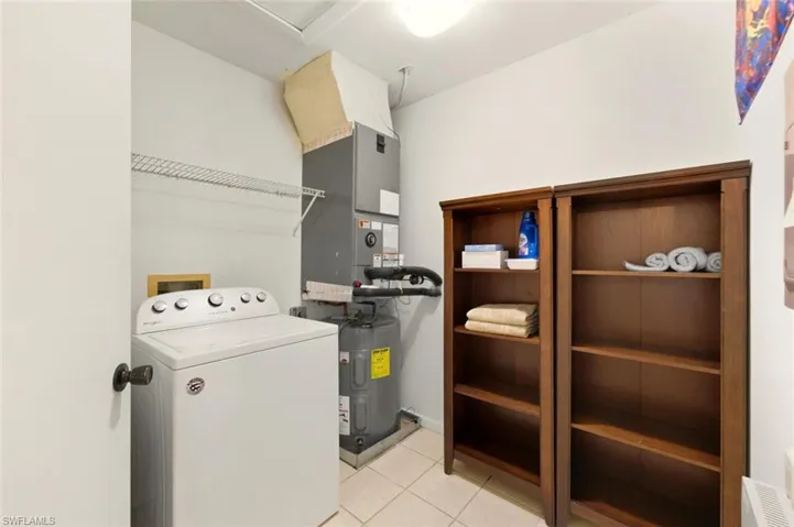 Newer Air Conditioner & Hot Water Heater and extra storage space