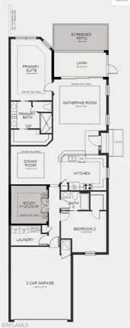 Structural Options include: Tray ceiling package, extended screened lanai, outdoor kitchen rough in, study, and pre-plumb for laundry sink.