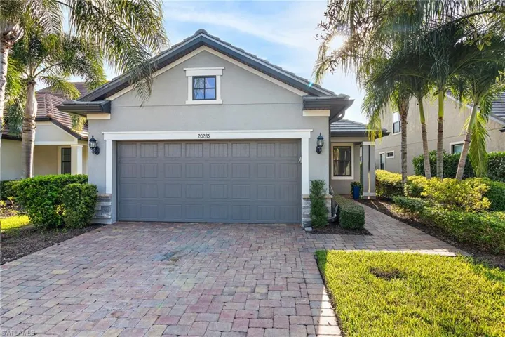 Front of House with Right Side Walkway & Entry