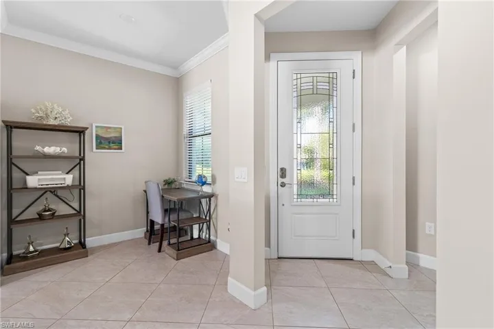 Entry Foyer featuring Office Nook