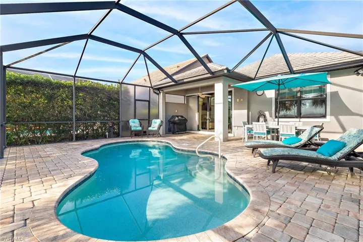 Pool facing Covered Area