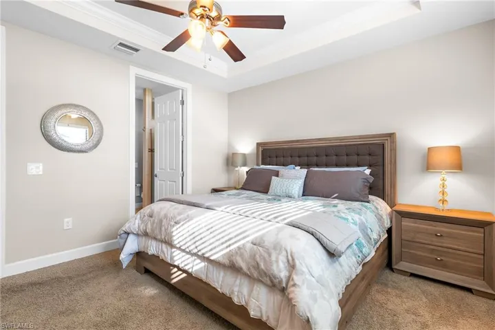 Owner's Bedroom w/Crown Molding View 2