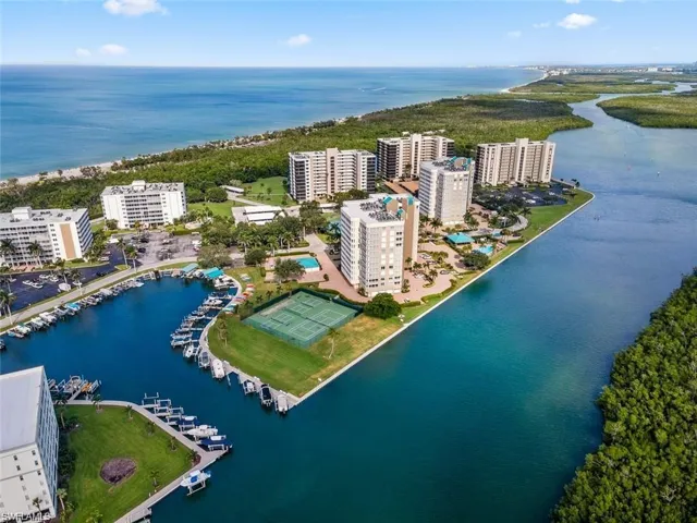 View of urban area featuring a large body of water