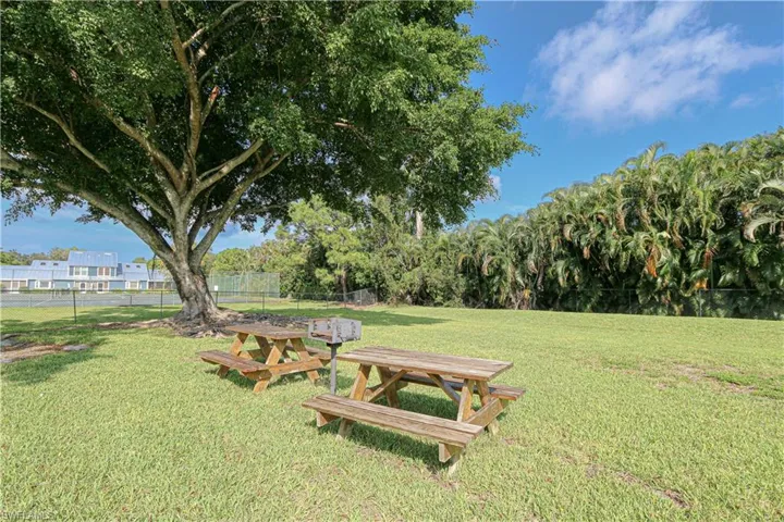 View of picnic area