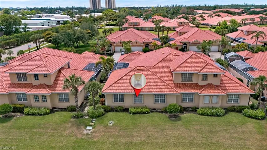 Aerial looking West