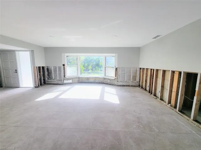 View of Livingroom Looking Towards Front Bay Window
