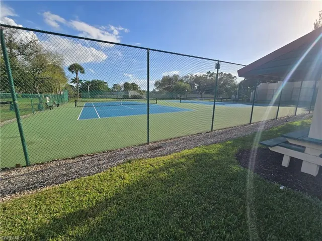 Two tennis courts