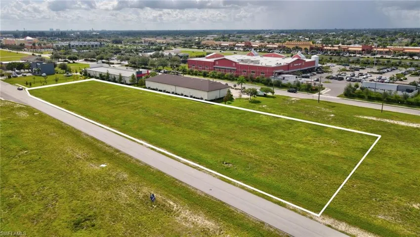 Aerial view of property's location featuring property boundaries highlighted