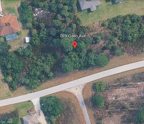 Aerial view of property's location