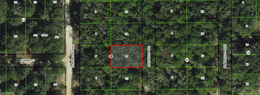 Plat Map. Illustrating lot divisions and property boundaries