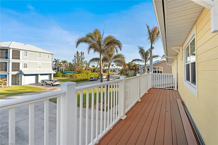 View of deck