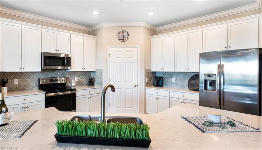 Quarts counters and large island