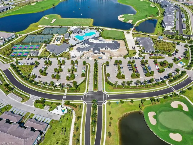 Overhead view of the Amenities and Aqua Driving Range