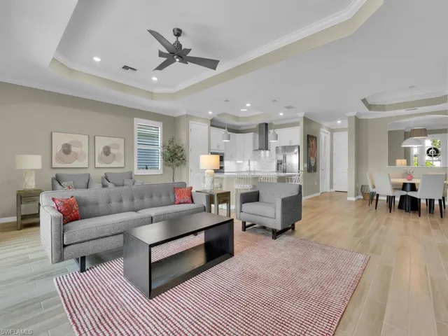 Spacious open-concept living room, perfect for entertaining