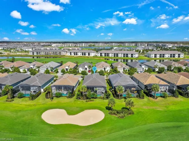 View from back lanai of the property to the 11th Fairway