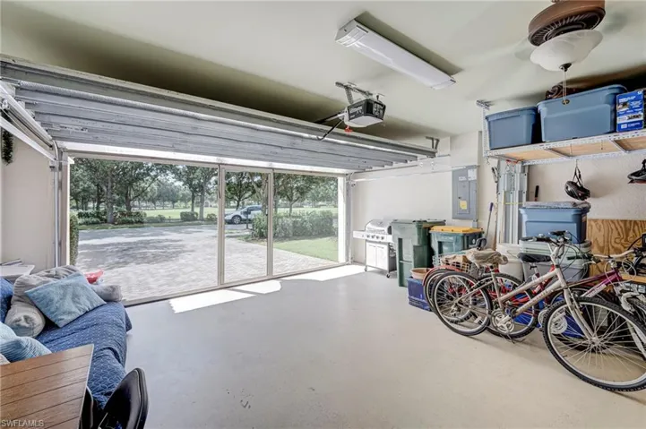 Garage with Fan & Lifestyle Screen