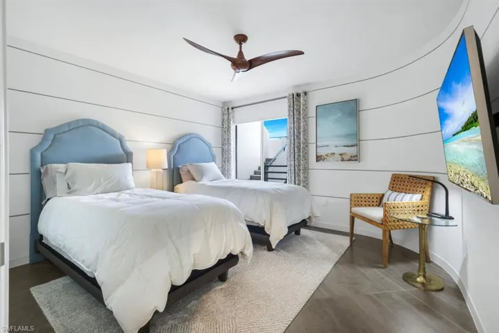 Guest Bedroom offers charm and comfort with separation from the Primary bedroom