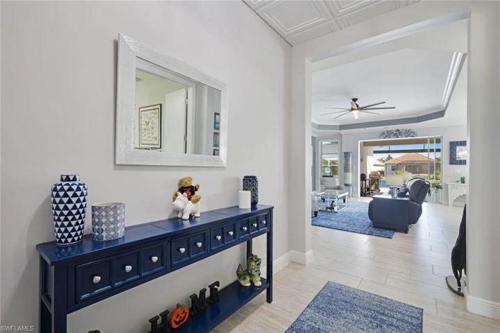 Entry Hall - Den to right