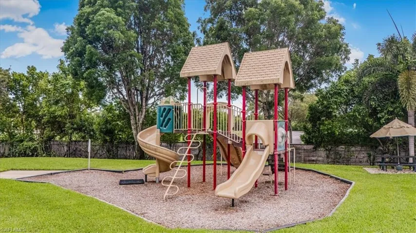 View of community jungle gym