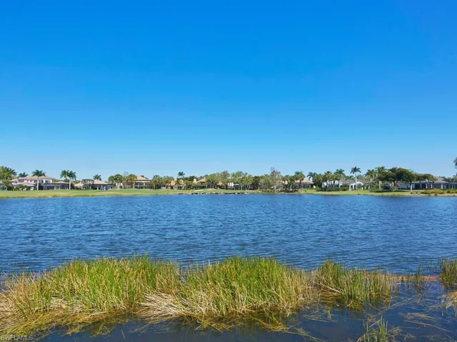 View from back lot-line boundary towards golf course