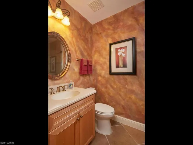 Powder Room with walk-in shower...this house has 3 FULL bathrooms.