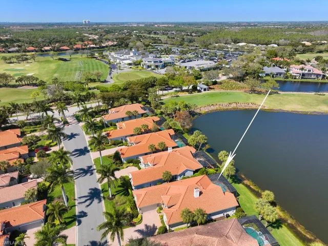 Convenient proximity of house to Shadow Wood CC clubhouse, golf practice amenities, start of south and north 18-hole courses, tennis and bocce. Also, The Commons Club fitness center and pickleball courts can be accessed from Ginger Pointe in a few minutes without needing a car...a boardwalk pathway provided!!