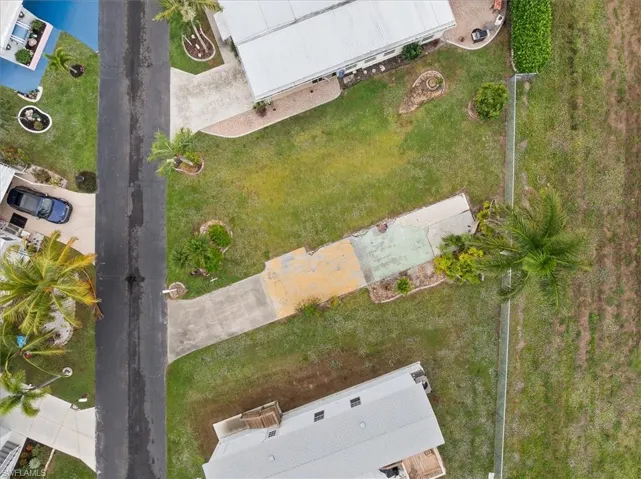 Aerial view of property's location