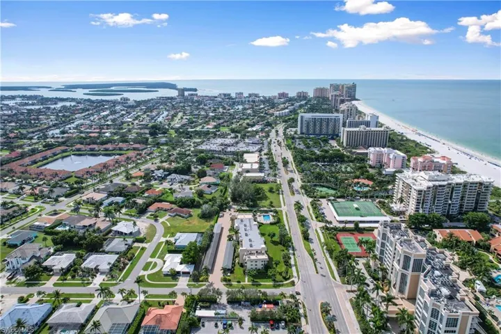 Looking down S. Collier Blvd