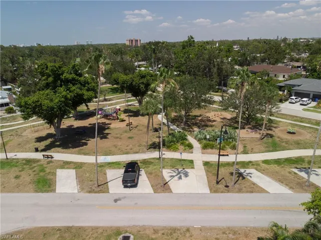 Bird's eye view of a recreational park