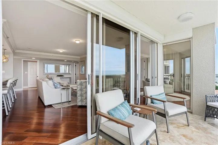 The lanai offers additional living space with great views