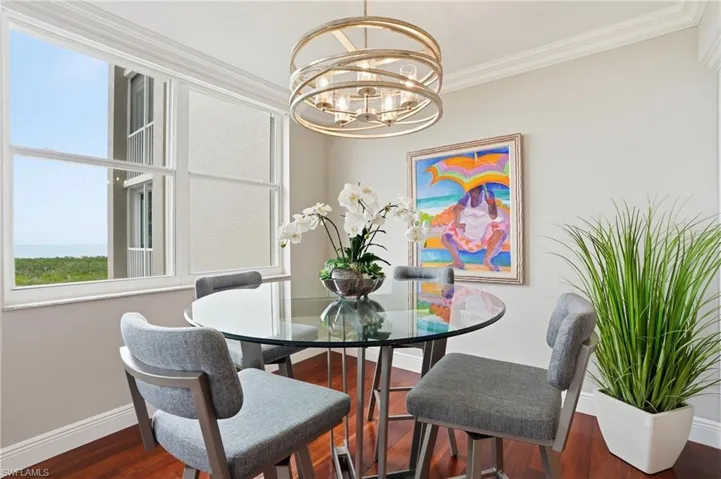located just off the kitchen and open to great room