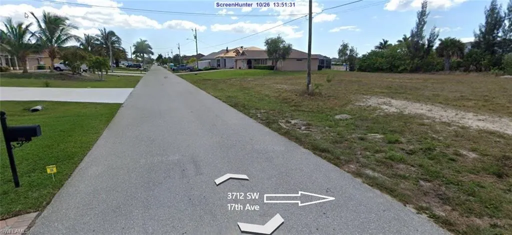 View of asphalt road