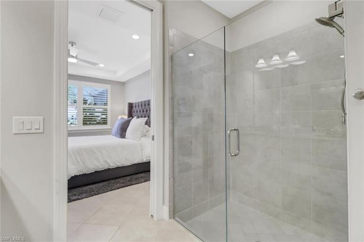 All glass shower