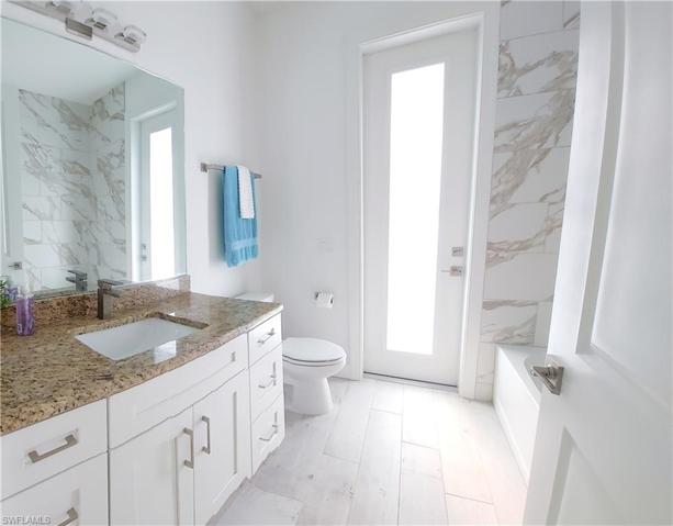 Guest Bathroom with access to pool area
