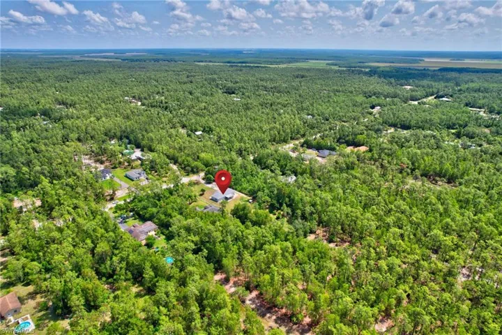 1.59 acres, Rear view of the property